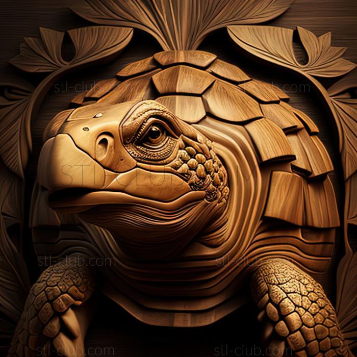 3D model st Diego turtle famous animal (STL)